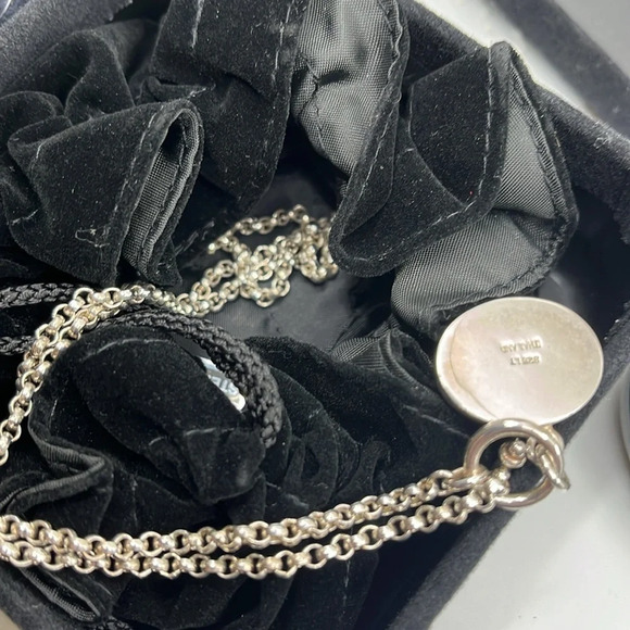 💙Vintage Lapis Lazuli Necklace - Sterling Silver, Deep Blue Gemstone ✨ - Picture 9 of 10